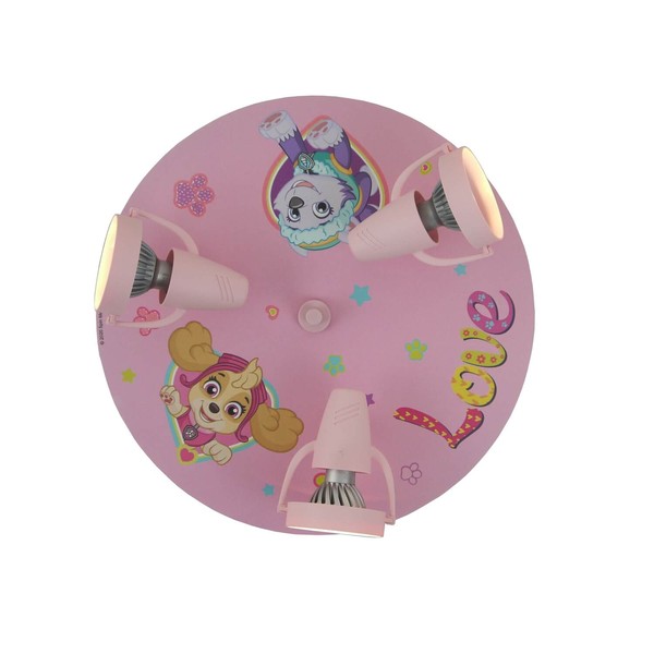 Niermann Paw Patrol Deckenleuchte 3fach GU10 Pawsitive Pups Multicolor, Bunt Made in Germany