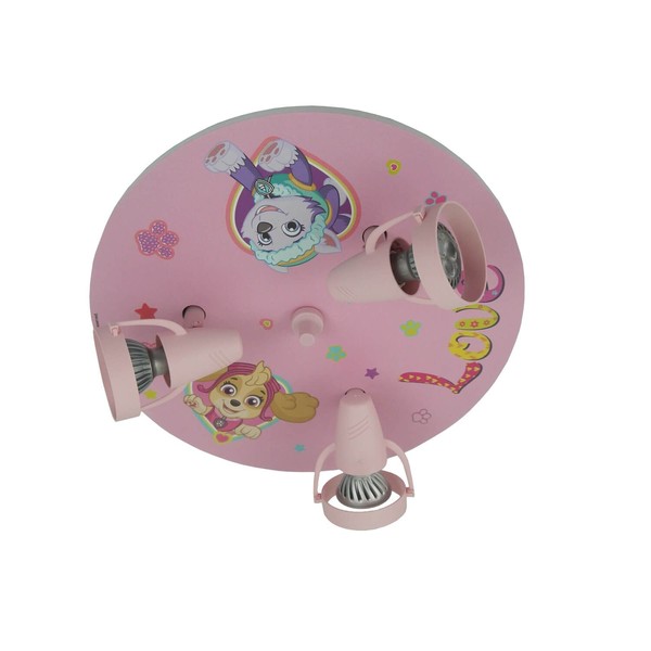 Niermann Paw Patrol Deckenleuchte 3fach GU10 Pawsitive Pups Multicolor, Bunt Made in Germany