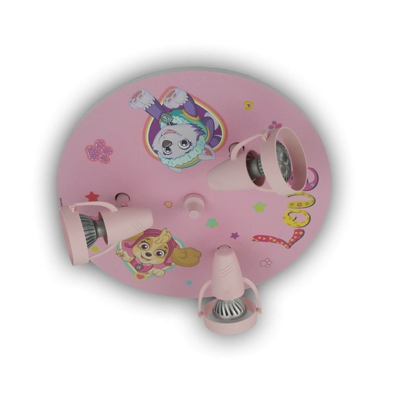 Niermann Paw Patrol Deckenleuchte 3fach GU10 Pawsitive Pups Multicolor, Bunt Made in Germany