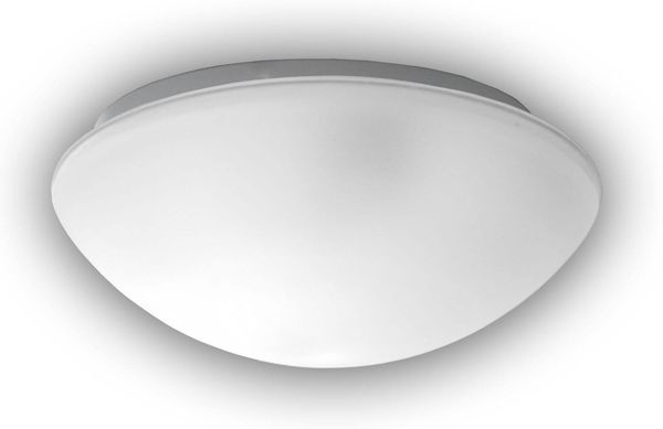 Niermann LED 14W Nurglasleuchte satiniert Klarrand, 35cm, warmweiss, Made in EU