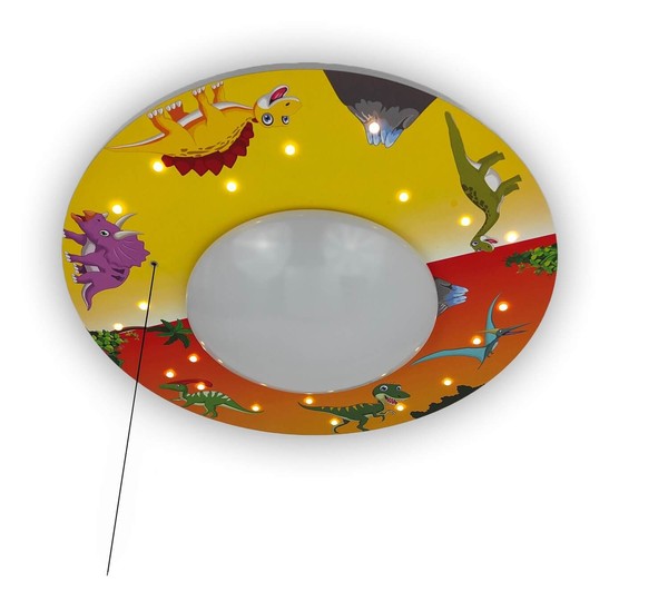 Niermann Dino LED Deckenleuchte E27 Multicolor, Bunt Made in Germany