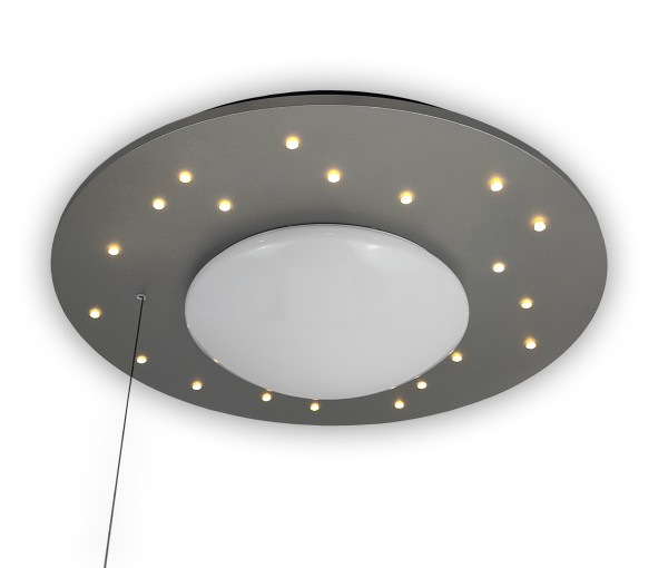 Niermann Starlight LED Deckenleuchte E27 Silber Made in Germany