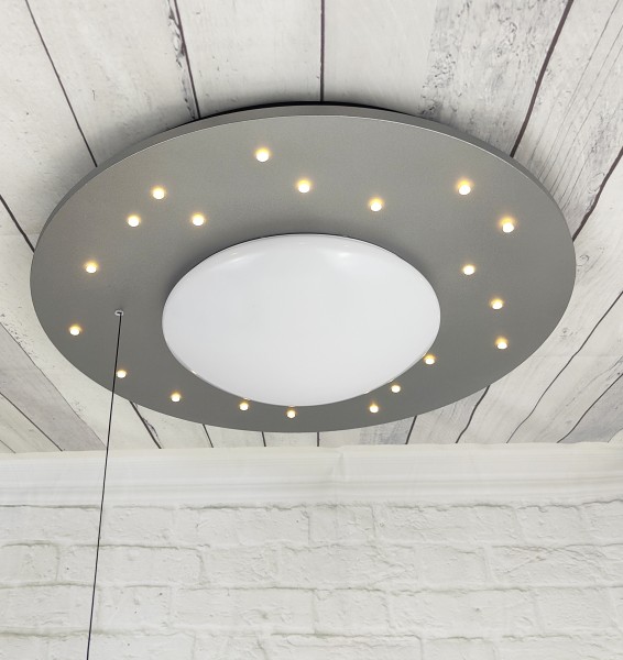 Niermann Starlight LED Deckenleuchte E27 Silber Made in Germany