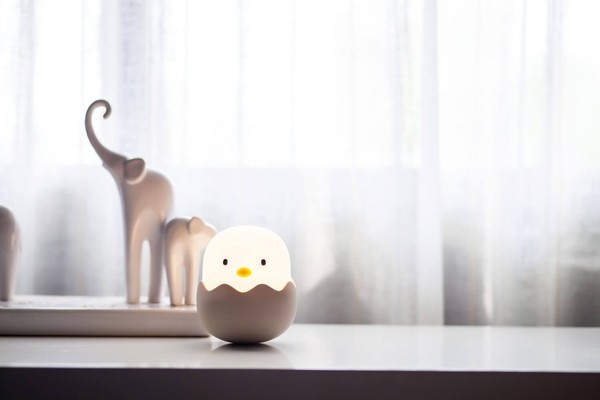 Mega Light Eggy & Friends LED Nachtlicht Warmweiss dimmbar Eggy Egg 1,2W Weiß