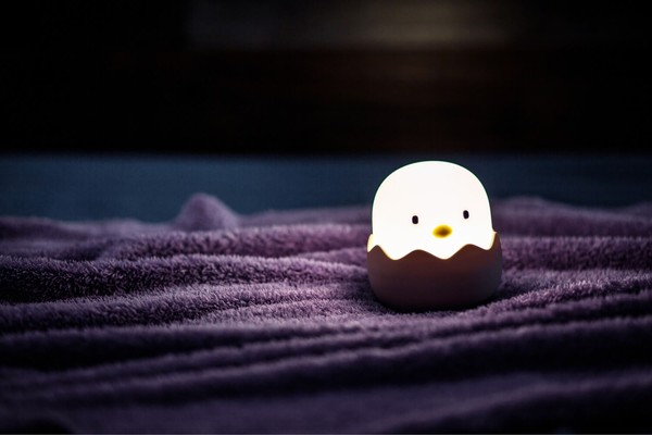 Mega Light Eggy & Friends LED Nachtlicht Warmweiss dimmbar Eggy Egg 1,2W Weiß