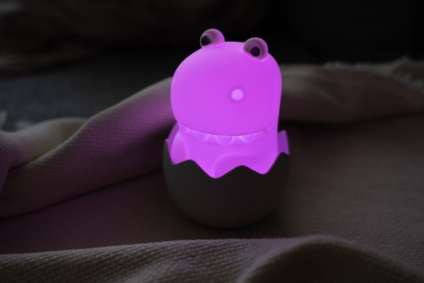 Mega Light Eggy & Friends LED Nachtlicht Warmweiss dimmbar Diggy Dino 1W Weiß/Grün