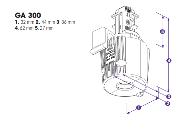 Nordic Global Trac Multi-Adapter 3-Phasen GA300-2 schwarz