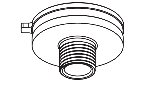 Nordic Global Trac Adapter Nippel XTSA57/17-9 Alu M10 Höhe 17mm ID 7,4mm