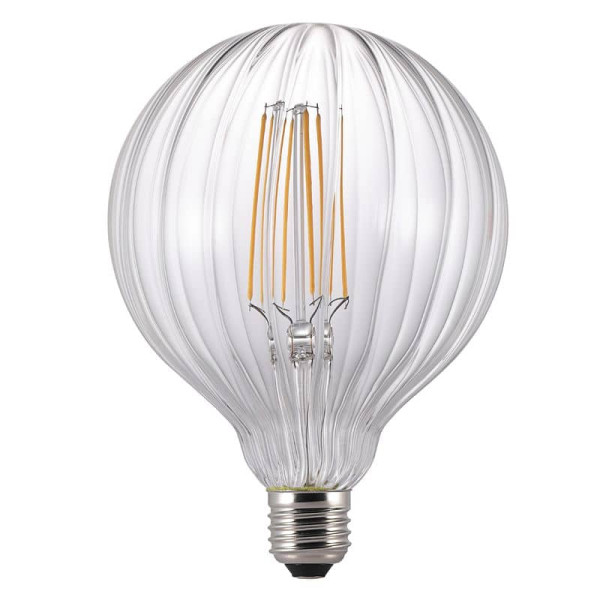 Nordlux E27 LED Globe Avra Streiffe Filament 2W 150Lm warmweiss klar
