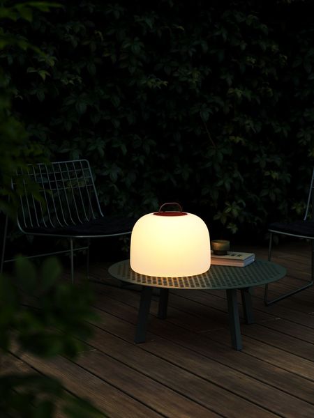 Nordlux Kettle To-Go 36 LED Akkuleuchte dimmbar 6,8W IP65 Rot warmweiss 2018013002