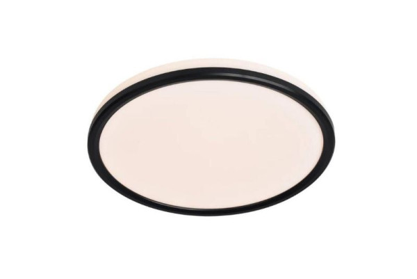 Nordlux Liva Smartlight LED Deckenleuchte 20W IP54 Schwarz Steuerbare Lichtfarbe