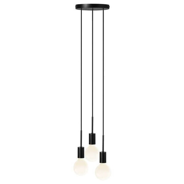 Nordlux Paco Pendelleuchte 3er E27 Schwarz 2112063003