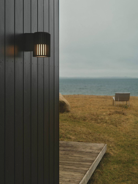 Nordlux Aludra Wandleuchte E27 IP54 Schwarz, Outdoor-Wandlampe 2118011203