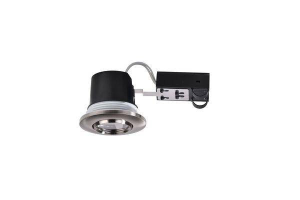 Nordlux Umberto Einbauleuchte Badezimmer GU10 drehbar IP44 Nickel 2210100055