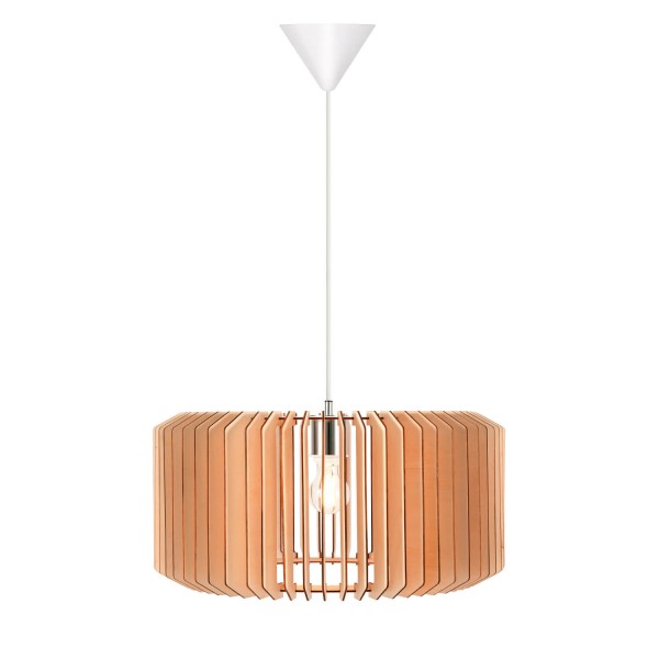Nordlux Asti 50 LED Pendelleuchte E27 Holz braun 2213143014