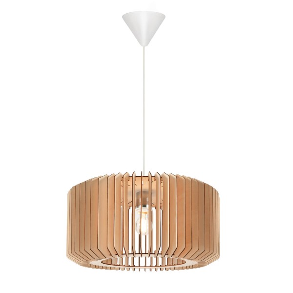 Nordlux Asti 50 LED Pendelleuchte E27 Holz braun 2213143014