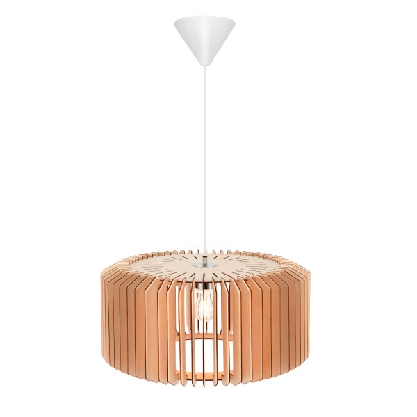 Nordlux Asti 50 LED Pendelleuchte E27 Holz braun 2213143014