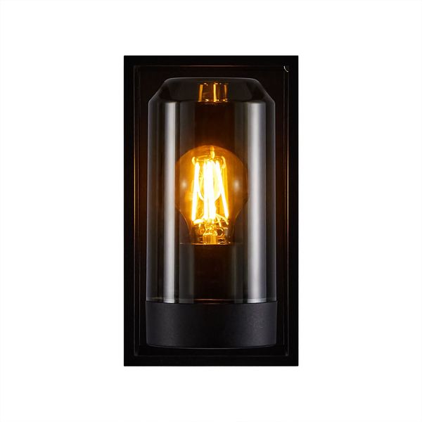 Nordlux Griffin Wandleuchte E27 IP44 Rauchfarben 2218131047