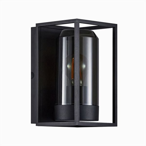 Nordlux Griffin Wandleuchte E27 IP44 Rauchfarben 2218131047