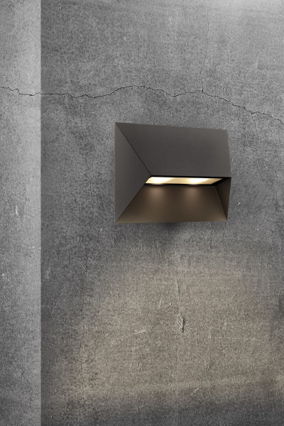 Nordlux Pontio 27 Wandleuchte schwarz GU10 IP54 2218191003