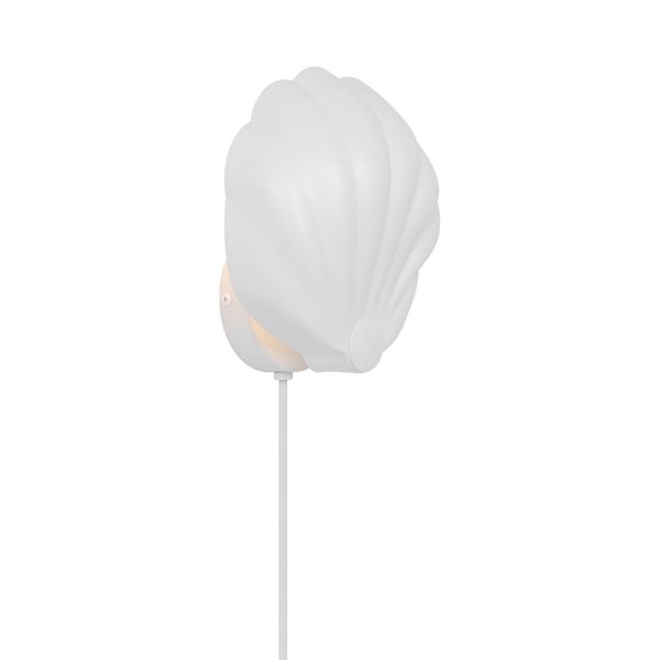 Nordlux Konchi Wandleuchte E14 drehbar Weiss Musche-Designlampe 2312901001
