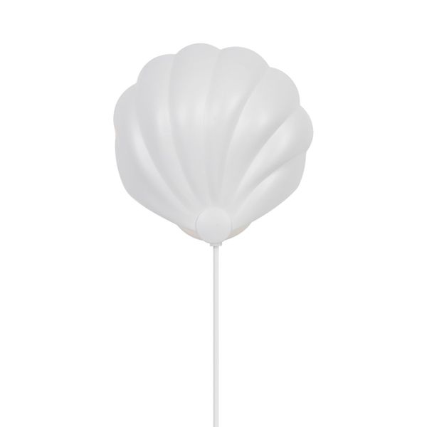 Nordlux Konchi Wandleuchte E14 drehbar Weiss Musche-Designlampe 2312901001