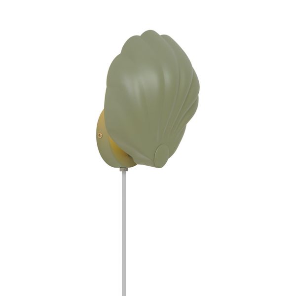 Nordlux Konchi Wandleuchte E14 drehbar Grün Muschel-Design 2312901023