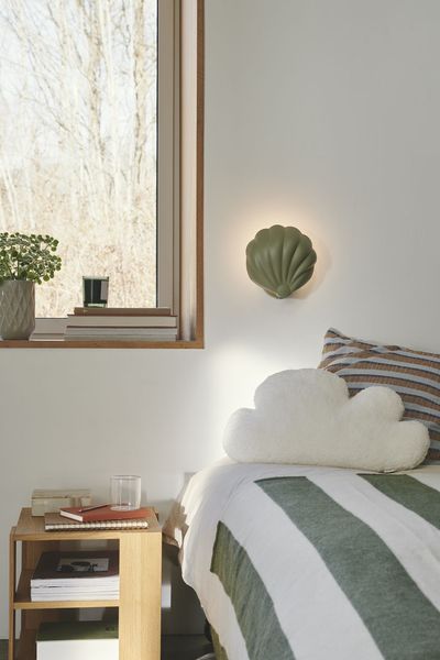 Nordlux Konchi Wandleuchte E14 drehbar Grün Muschel-Design 2312901023