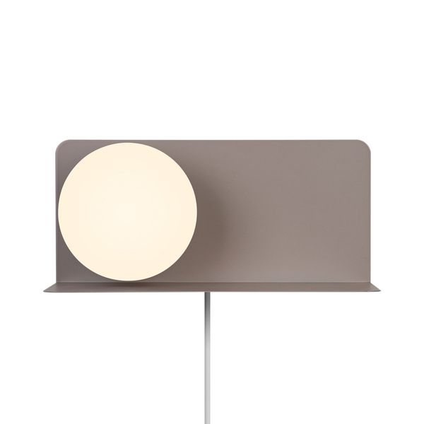 Nordlux Lilibeth Wandleuchte E14 Braun Kinderzimmer-Lampe mit Ablage 2312931018