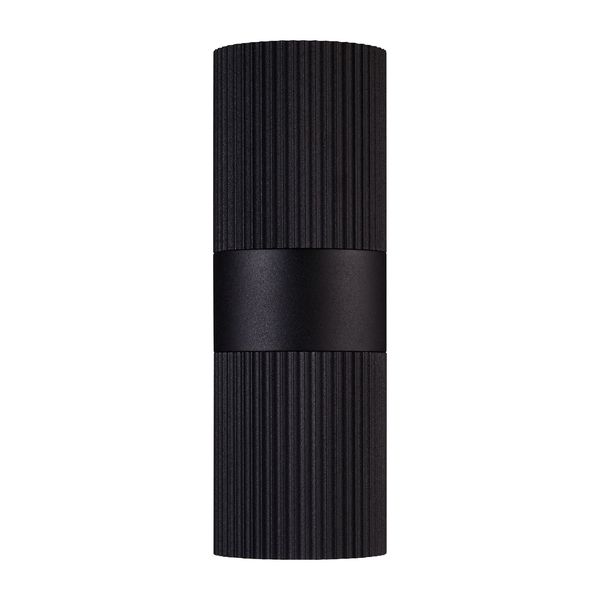Nordlux Kyklop Ripple Wandleuchte GU10 IP54 Schwarz 2318051003