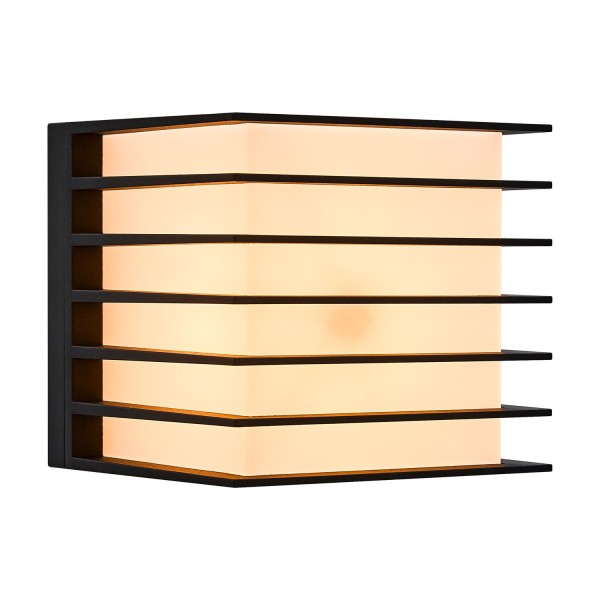 Nordlux Fluctus 13 Wandleuchte E27 IP44 Schwarz 2318211003