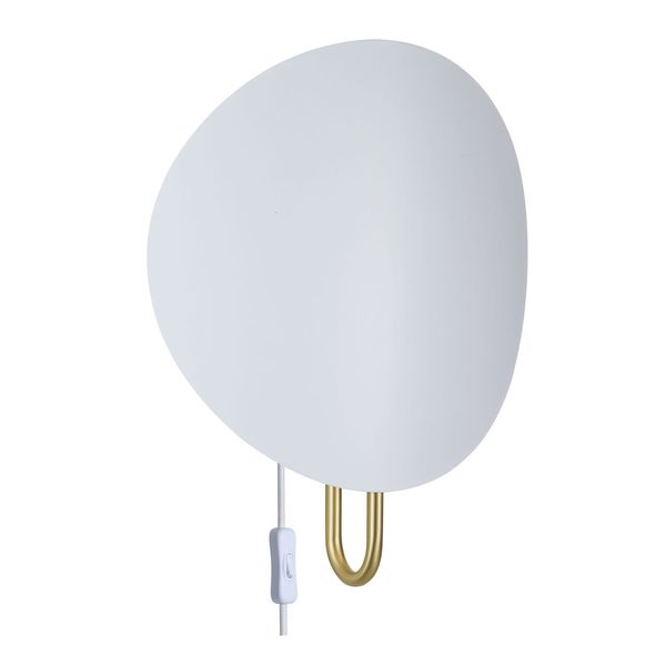 Nordlux Spargo Wandleuchte E27 Weiss/Messing 2320361001