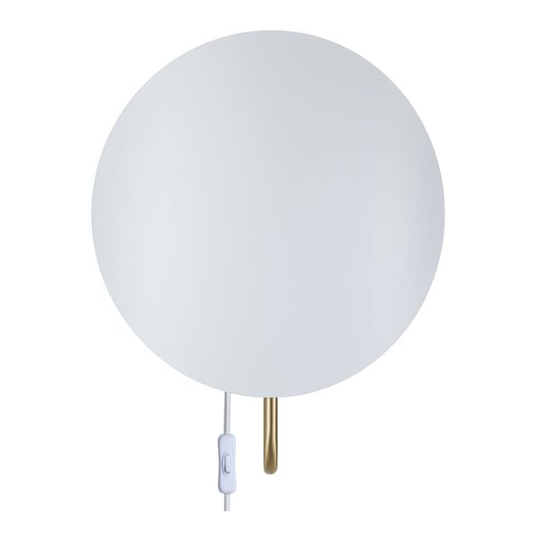 Nordlux Spargo Wandleuchte E27 Weiss/Messing 2320361001