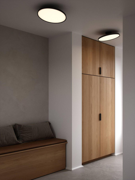 Nordlux Design for the People KAITO LED Deckenleuchte Warmweiss Dimmbar 27W Schwarz 2320556003