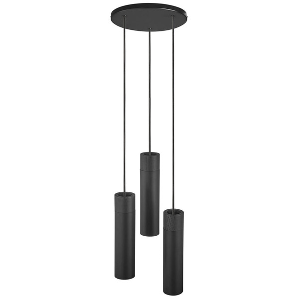Nordlux 2410473003 TILO 3-Spot GU10 Pendelleuchte Schwarz