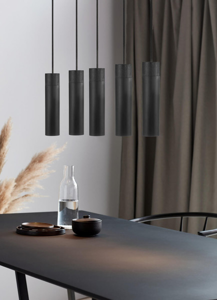 Nordlux 2410483003 TILO 5-Spot GU10 Pendelleuchte Schwarz