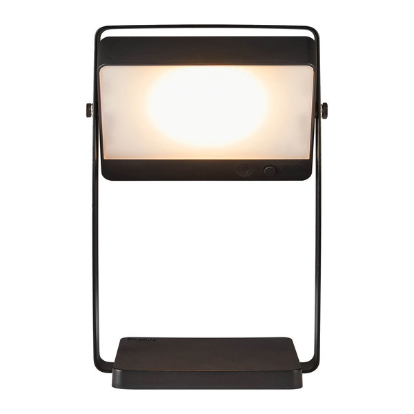 Nordlux SAULIO Solar LED Aussen-Akkuleuchte Warmweiss Dimmbar 3,5W Schwarz IP44 2418035003