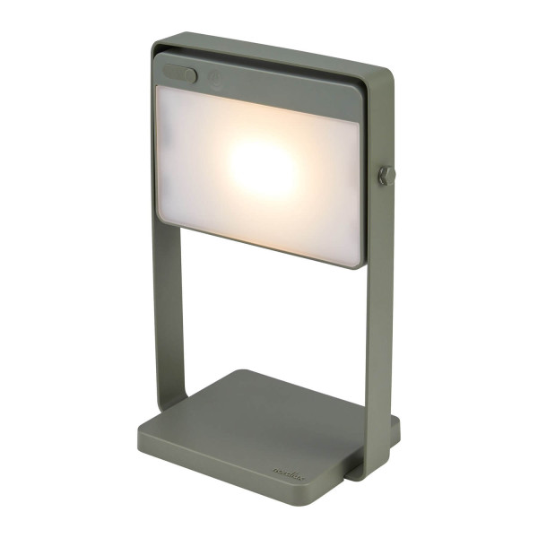 Nordlux SAULIO Solar LED Aussen-Akkuleuchte Warmweiss Dimmbar 3,5W Olivgrün IP44 2418035023