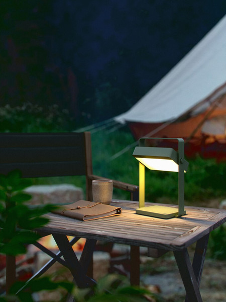 Nordlux SAULIO Solar LED Aussen-Akkuleuchte Warmweiss Dimmbar 3,5W Olivgrün IP44 2418035023