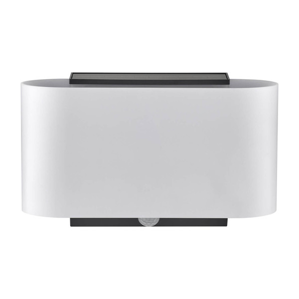 Nordlux PIOLA Solar LED Aussen-Wandleuchte Warmweiss 8W Weiß IP44 2418051001