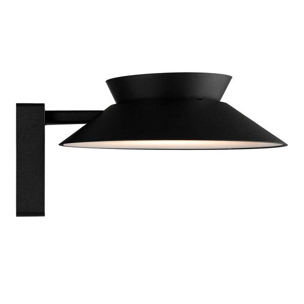 Nordlux JUSTINA Solar LED Aussen-Wandleuchte Warmweiss 5W Schwarz IP44 2418071003