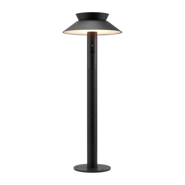 Nordlux JUSTINA Solar LED Aussen-Pollerleuchte Warmweiss 5W Schwarz IP44 2418098003