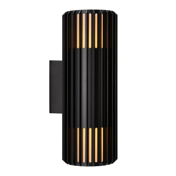 Nordlux Aludra Double Wandleuchte 2xE27 IP54 Schwarz 2418121203