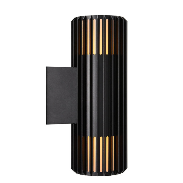 Nordlux Aludra Double Wandleuchte 2xE27 IP54 Schwarz 2418121203