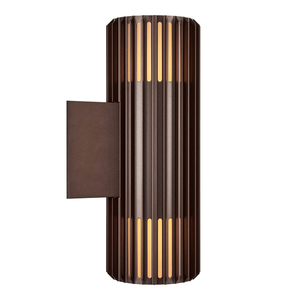 Nordlux Aludra Double Wandleuchte 2xE27 IP54 Dunkles Messing 2418121261