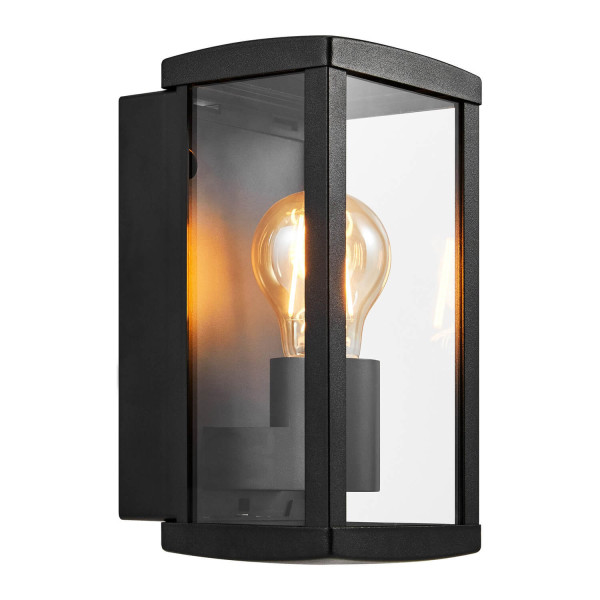 Nordlux LUCHY Aussen-Wandleuchte E27 Schwarz IP44 2418231003