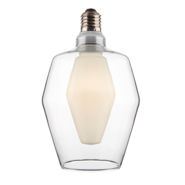 Nordlux 2480012700 DecoE27 Cone 13 Dim LED E27 Leuchtmittel 4W Dimmbar Warmweiss Klar