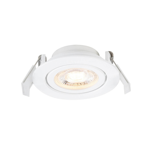 Nordlux 2510300101 Monolo 1-Kit LED Einbaustrahler 4,8W Dimmbar Warmweiss Weiss