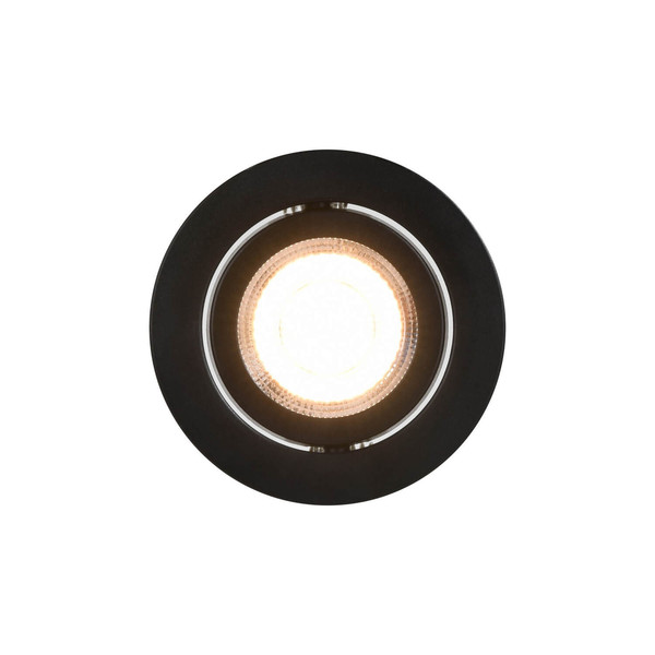 Nordlux 2510300103 Monolo 1-Kit LED Einbaustrahler 4,8W Dimmbar Warmweiss Schwarz
