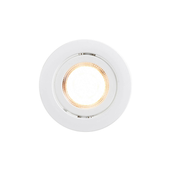 Nordlux 2510310101 Monolo 3-Kit LED Einbaustrahler 4,8W Dimmbar Warmweiss Weiss